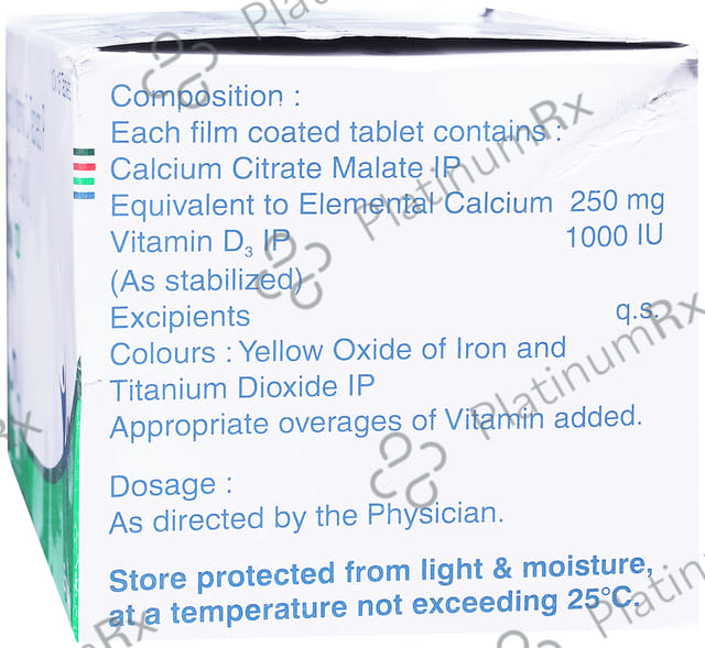 Celol D3 Plus 250mg Tablet 15s