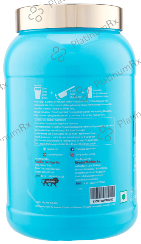 Myfitness iWhey - H2O Powder Vanilla Butterscotch 1 kg