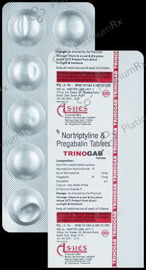 Trinogab 75mg/10mg Tablet
