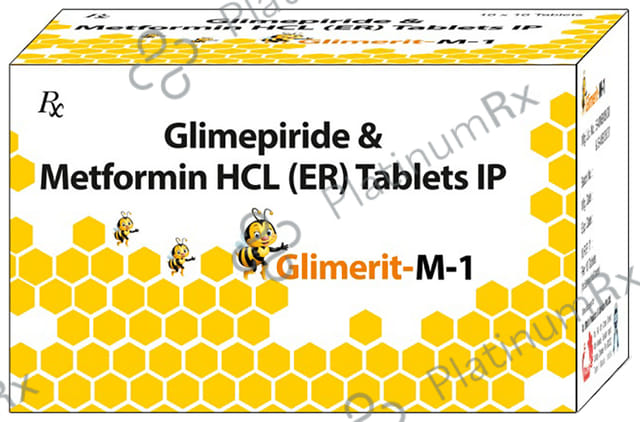 Glimerit M 1mg/500mg Tablet