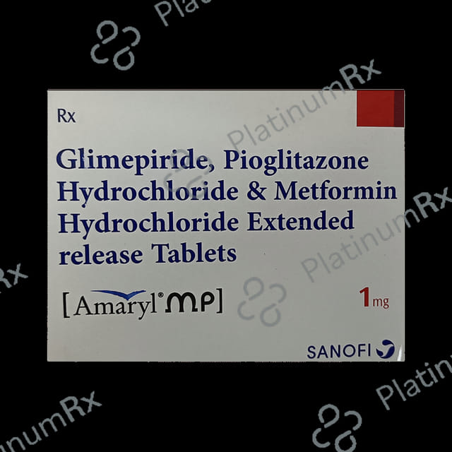 Amaryl MP 1/500/15mg Tablet ER 20s
