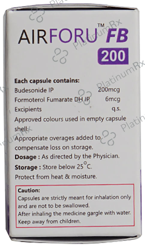 Airforu FB 200/6mcg DPI Capsule 30s
