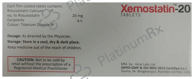 Xemostatin 20 Tablet