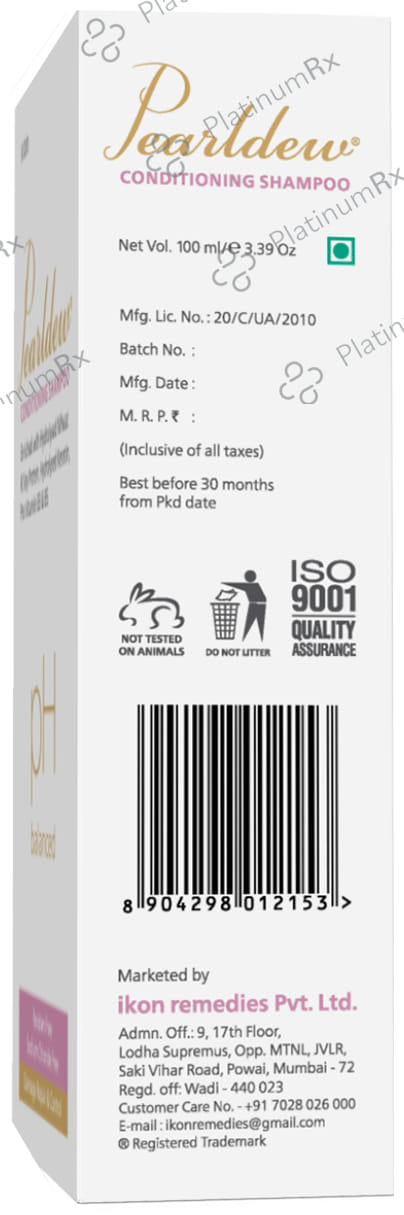 Pearldew Conditioning Shampoo (100ml Each) 1 Tube