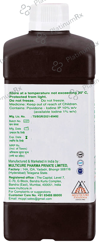 Mutadine 10% Solution 500 Solution