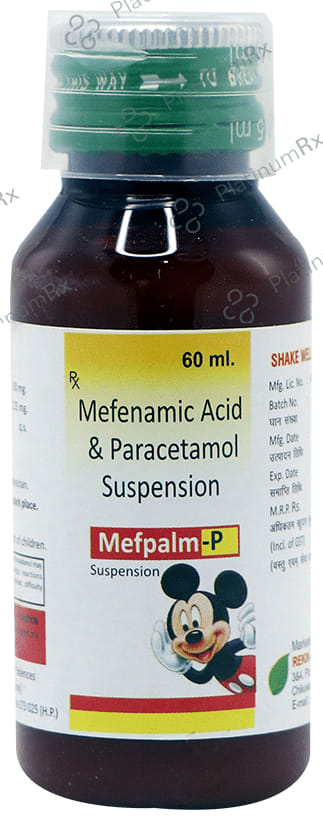 Mefpalm P 50/125mg Oral Suspension 60ml