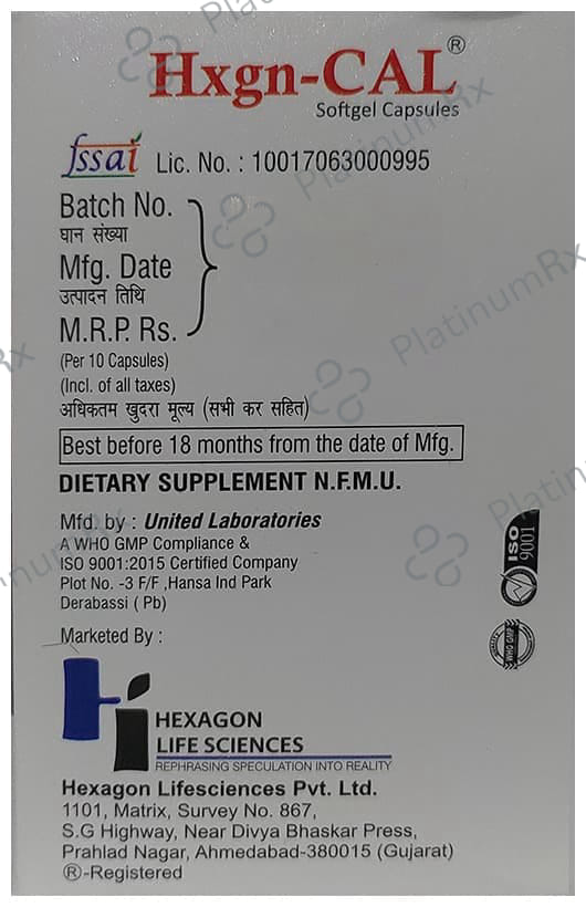 Hxgn-Cal Softgel Capsule