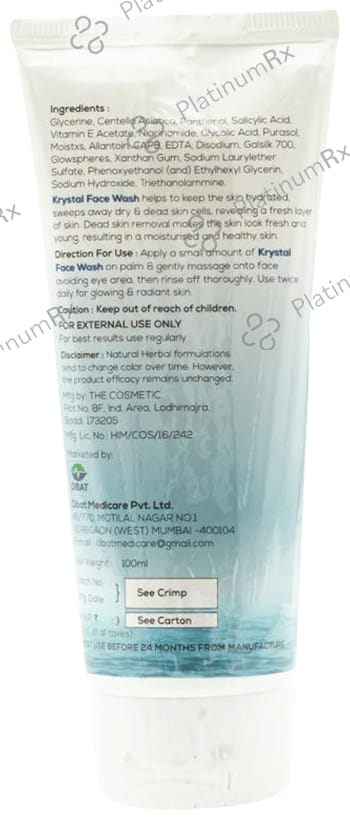 Obat Krystal Face Wash