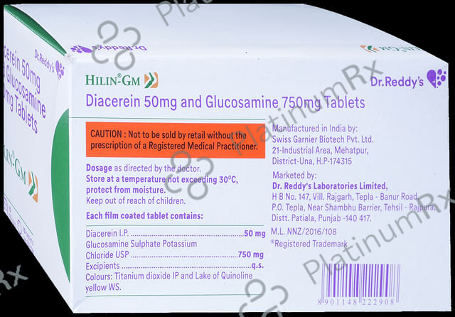 Hilin GM 50/750mg Tablet 10s