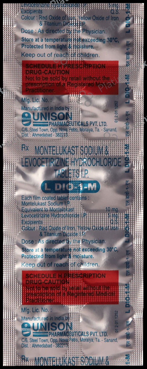 Ldio 1 M 5mg/10mg Tablet