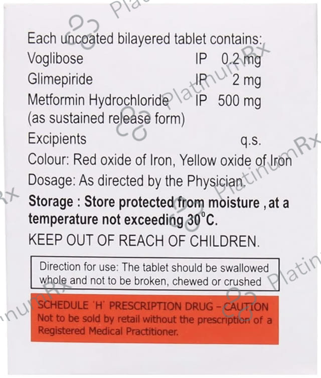 Emvose Trio 2 /500 /0.2 mg Tablet 10s
