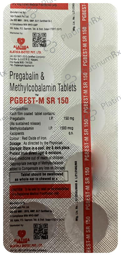 Pgbest-M SR 150 Tablet