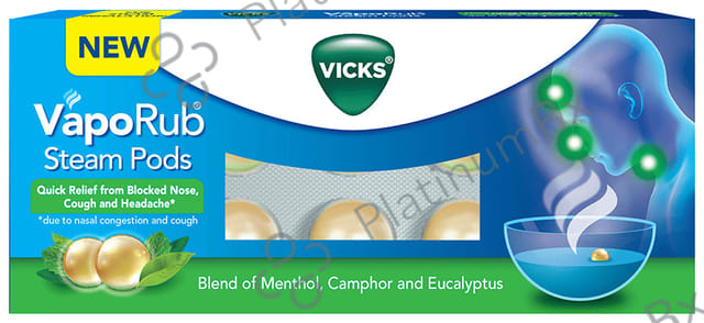 Vicks VapoRub Steam Pods 10s