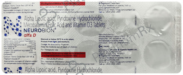 Neurobion Alfa D Tablet 10s