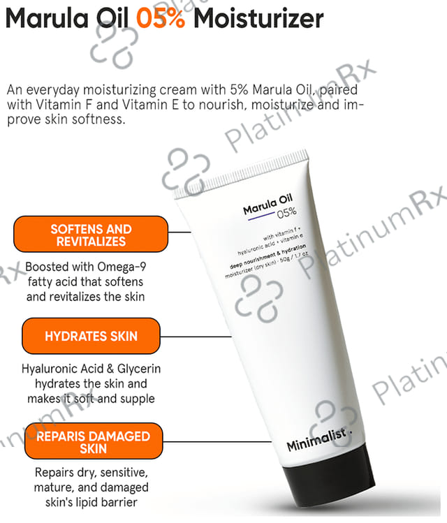 Minimalist 05% Marula Oil Moisturizer - For Dry Skin