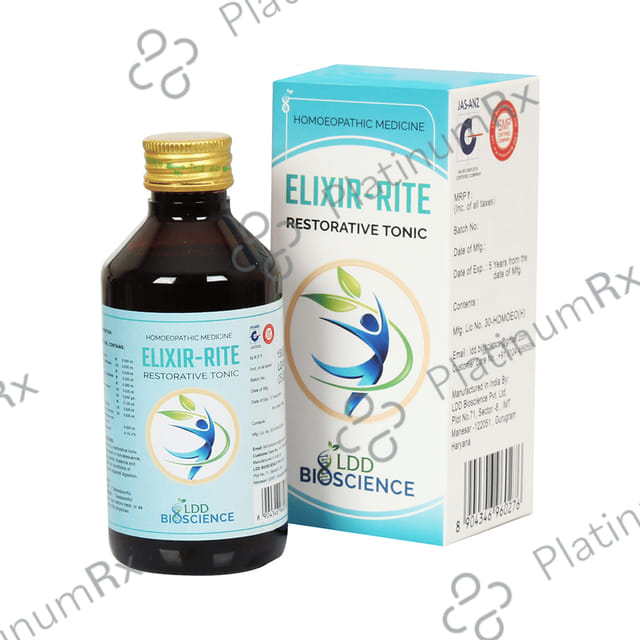 LDD Bioscience Elixir-Rite Restorative Tonic 180 ml