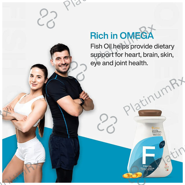MyFitFuel Fish Oil Omega 3 1000mg Soft Gelatin Capsule 20 capsules