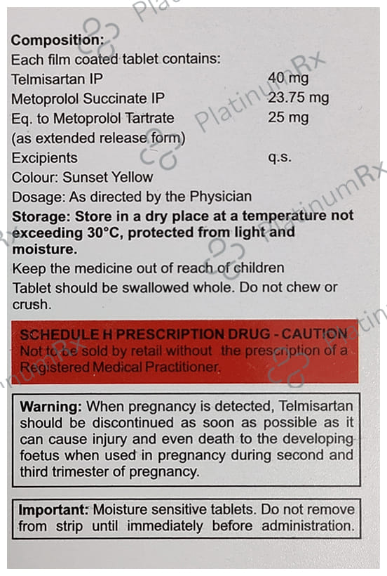 Telspade Beta 25mg Tablet ER 15s