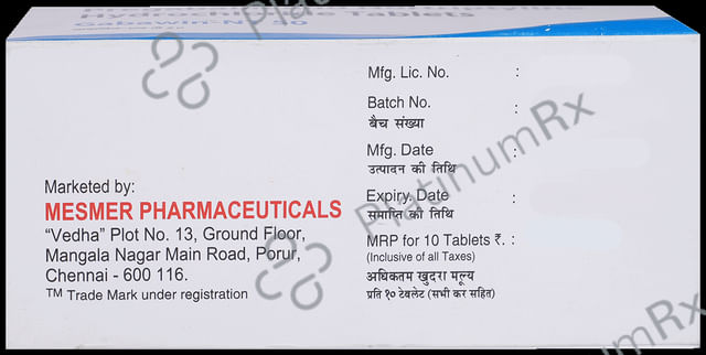 Gabawin-NT 50mg/10mg Tablet