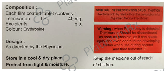 Telkonol 40mg Tablet 10s