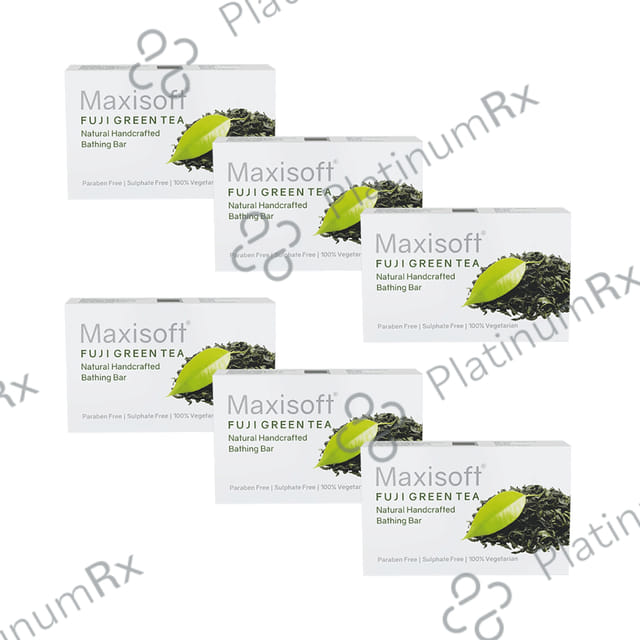 Maxisoft Fuji Green Tea Bathing Bar (75gm Each) 6 units