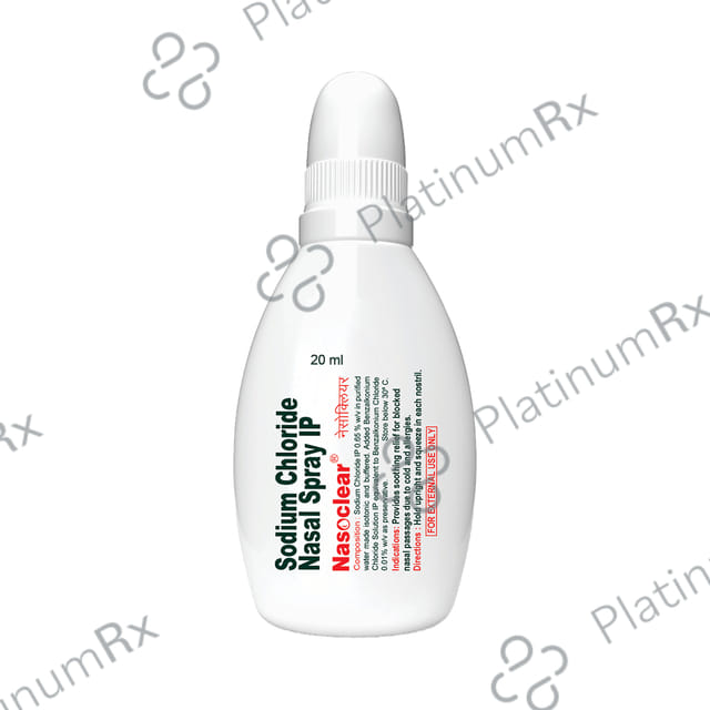 Nasoclear 0.65% Saline Nasal Spray 20ml