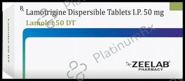Lamolet 50mg Tablet DT
