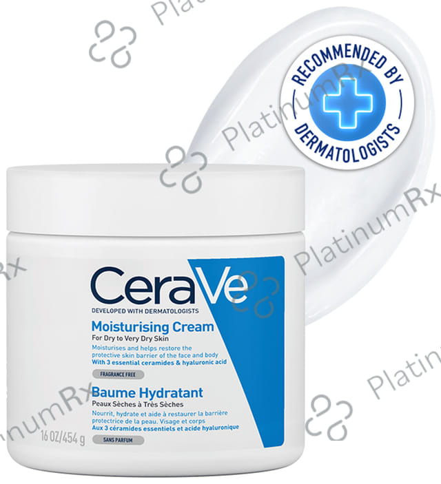 CeraVe Moisturising Cream for Dry to Very Dry Skin 454gm