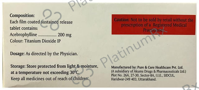 Acebull 200mg SR Tablet 10s