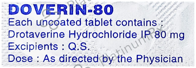 Doverin 80mg Tablet 10s