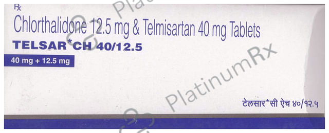 Telsar CH 12.5/40mg Tablet 10s