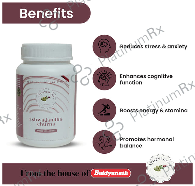 Baidyanath Ayurvedant Ashwagandha Churna 100gm