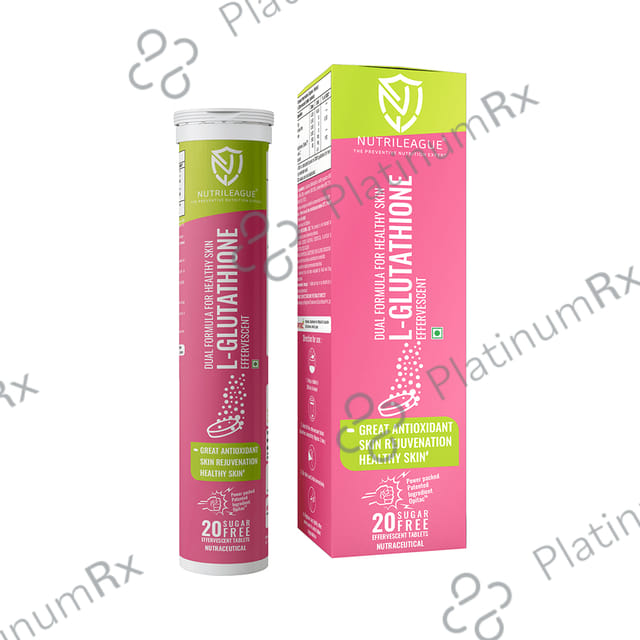Nutrileague L Glutathione Effervescent Tablet 20s