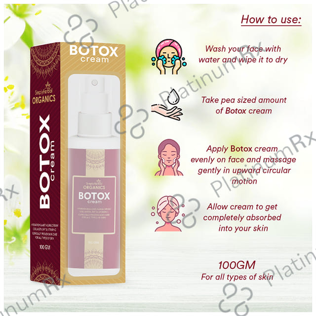 Simply Herbal Organics Botox Cream