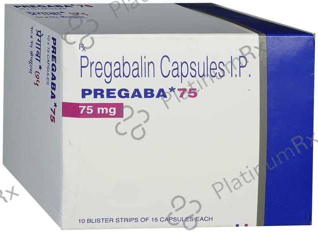 Pregaba 75 Capsule 15s