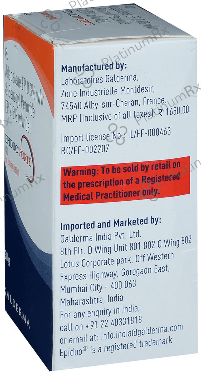 Epiduo Forte Gel 30gm