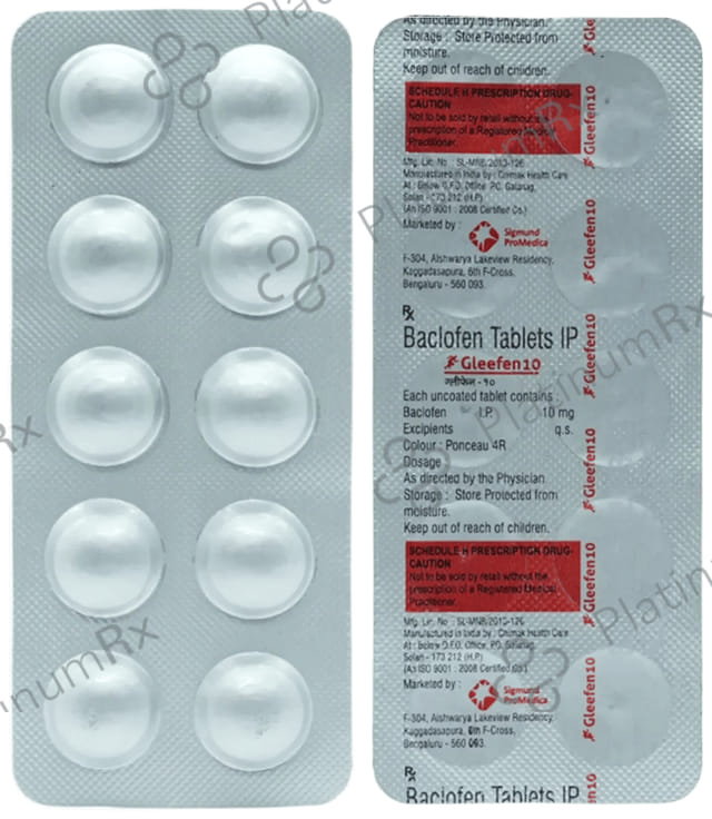 Gleefen 10mg Tablet 10s