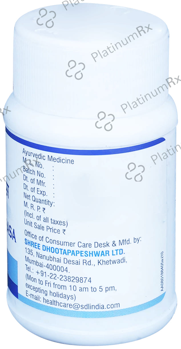 Dhootapapeshwar Ekangaveer Rasa Tablet 60 tablets