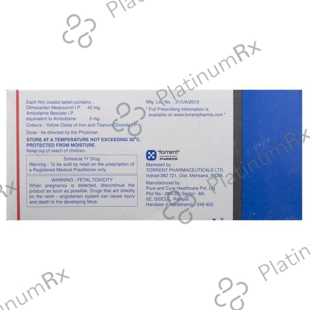 Olmetor AM 40 Tablet