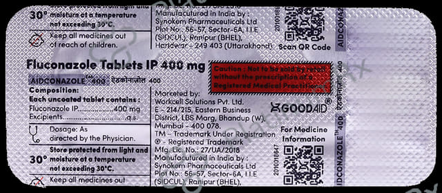 Aidconazole 400mg Tablet 1s