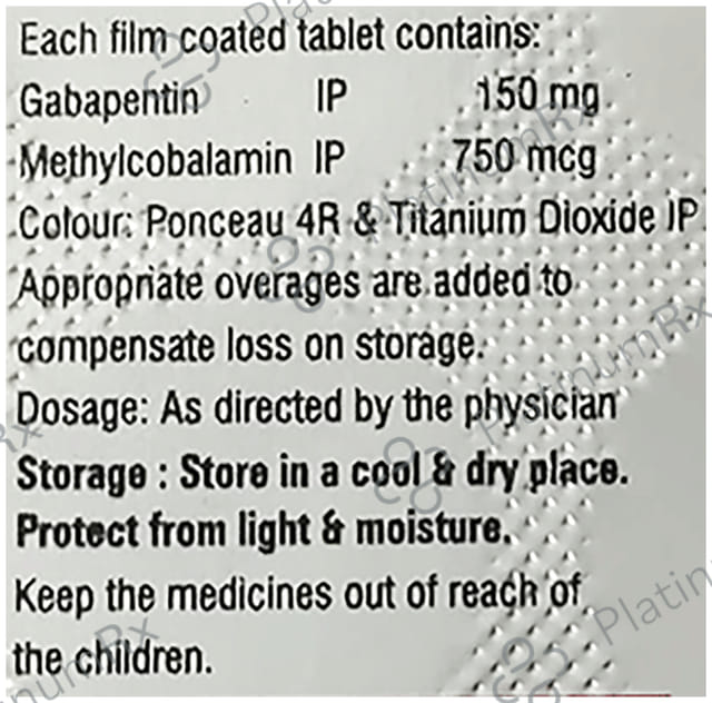Gabarich 150mg/750mcg Tablet