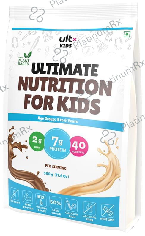 Ultx Kids 100% Plant Based Ultimate Nutrition for Kids 4 to 6 Years Chocolate