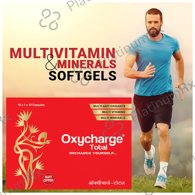 Oxycharge Total Recharge Yourself Multivitamin Multiminerals Capsule for Men & Women