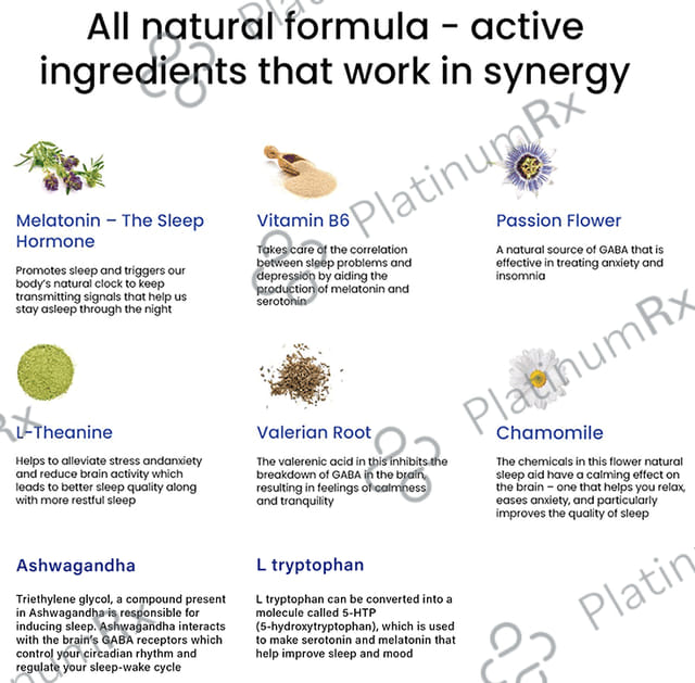 Wellbeing Nutrition Melts into a Restful Sleep Melatonin 10mg Oral Thin Strip Calming Chamomile Lavender