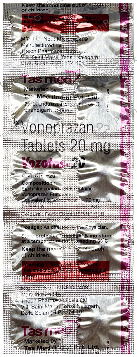 Vozotas 20mg Tablet 10s