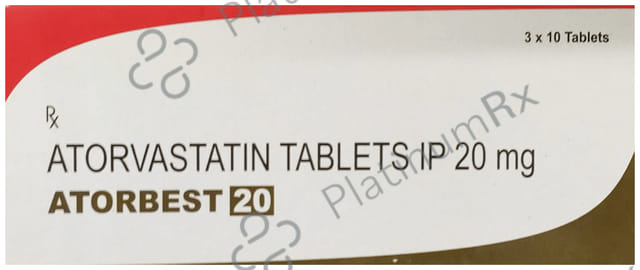 Atorbest 20 Tablet