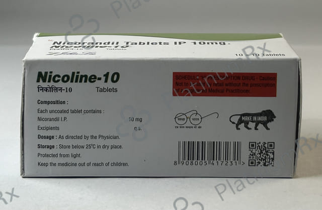 Nicoline 10mg Tablet 10s