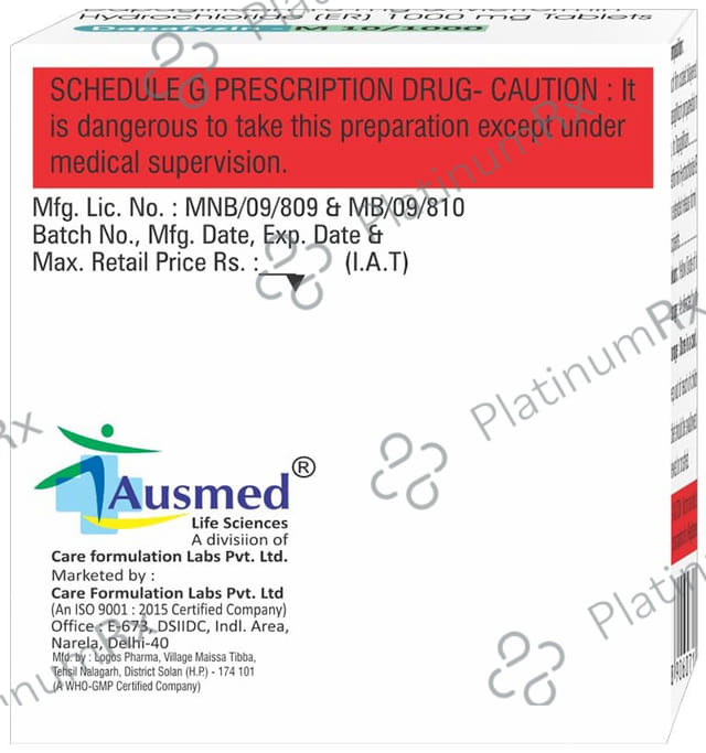 Dapafyzin-M 10/1000 Tablet ER