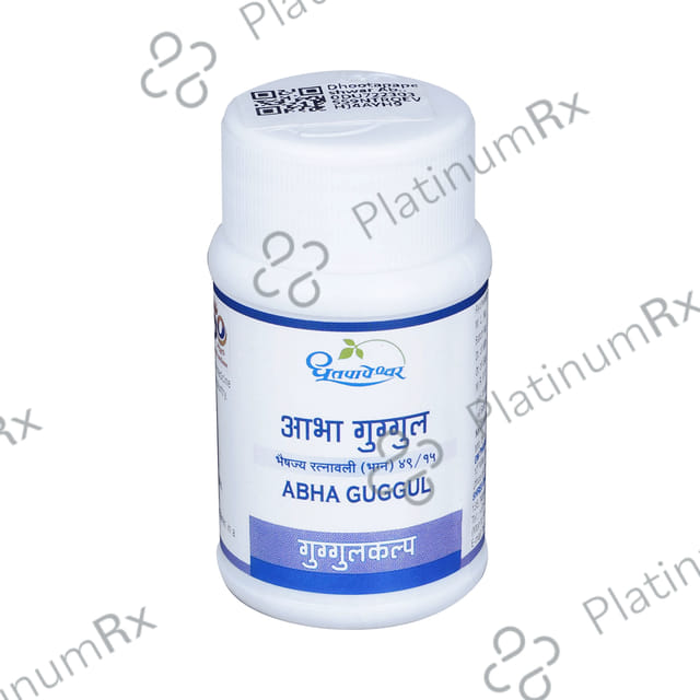 Dhootapapeshwar Abha Guggul Tablet 60 tablets