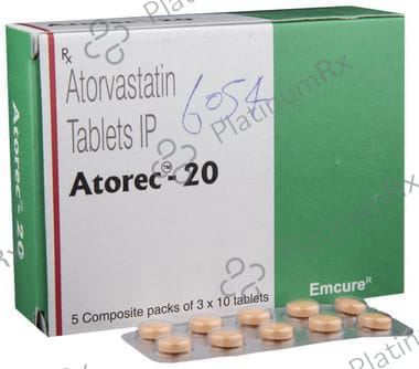 Atorec 20mg Tablet 10s